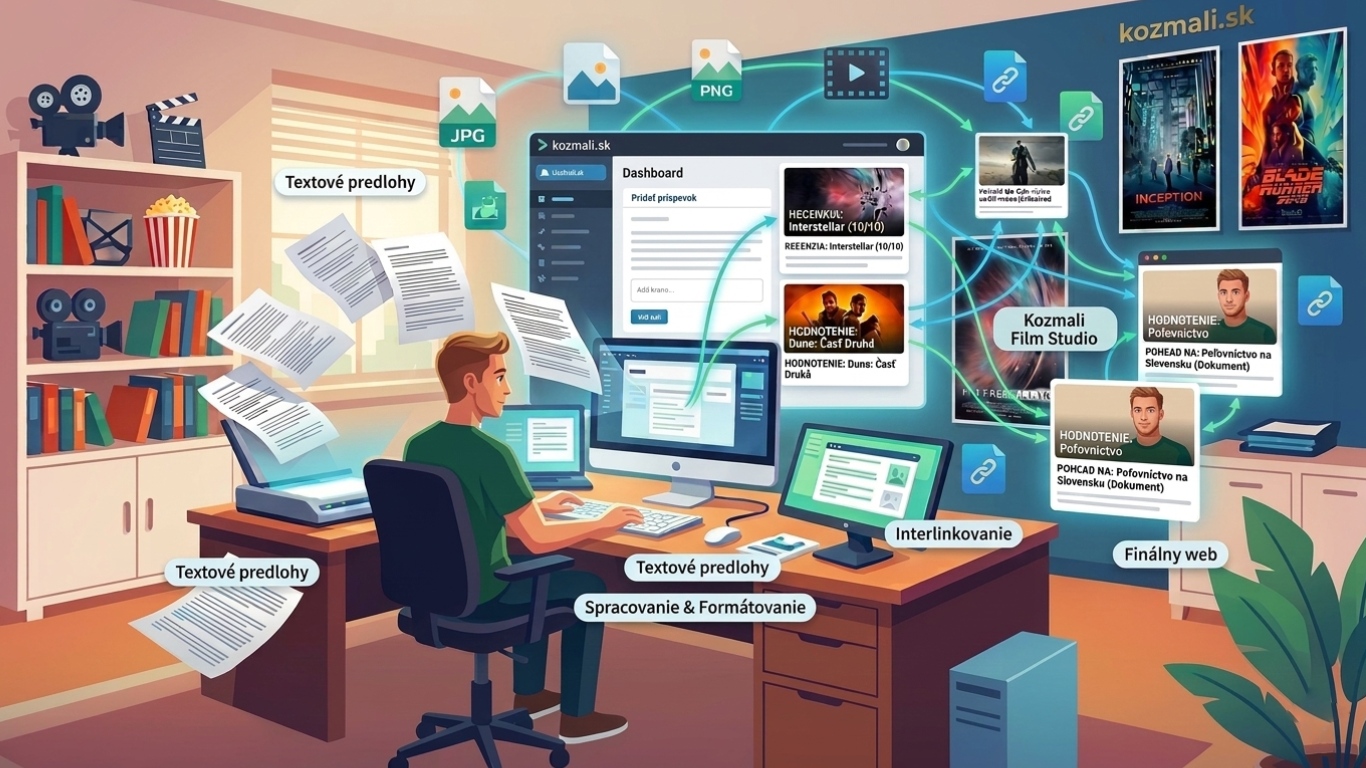 Príprava filmových recenzií