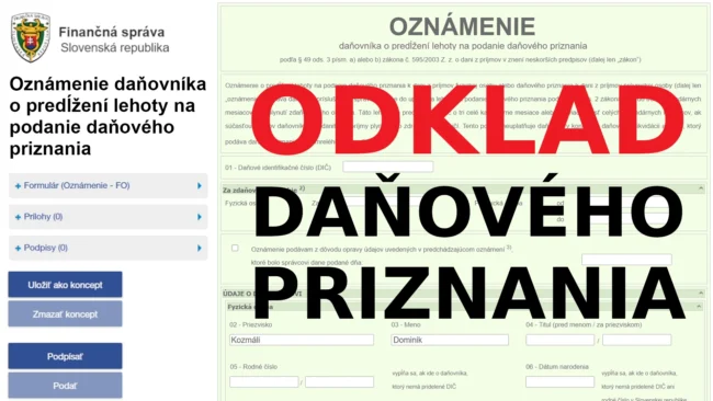Ako predĺžiť lehotu podania daňového priznania